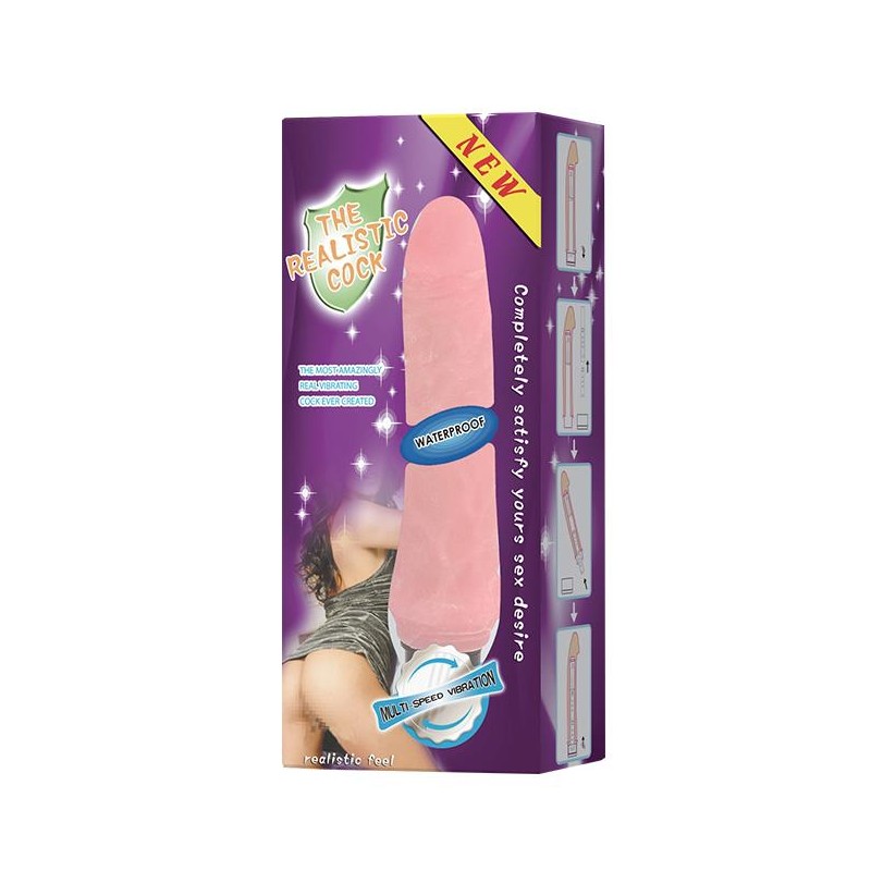 Naturalny kształt materiał wibrator sex penis 23cm